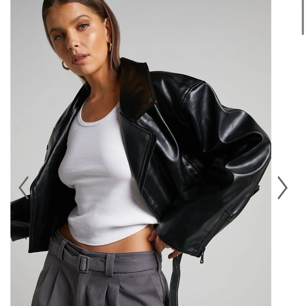 LIONESS - STATEN ISLAND JACKET IN BLACK - Picture 7 of 16